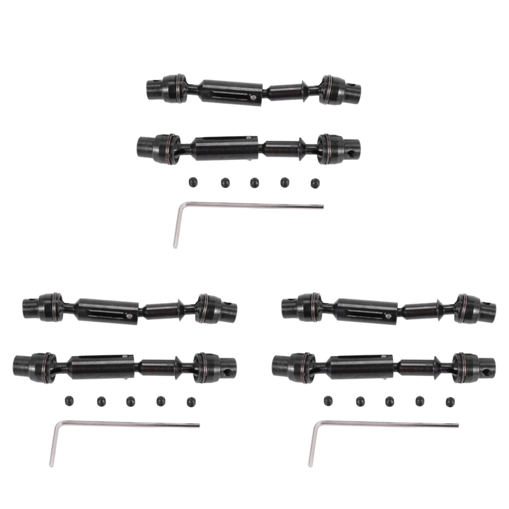 Photos - Parts for Drones & RC models 6x Metal Front Rear Drive Shaft for 1/16 B36 B16 C1 C14 C24 B24 Truck RC Car Spare Parts