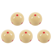 5 stuks 2,25 inch 57 mm 6 rode stippen cue ball Pro Cup biljart pool snooker training oefening