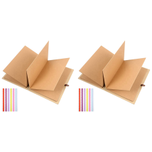 Papieren album vintage accordeon stijl DIY plakboek knutselen