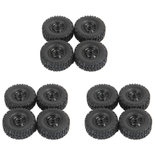 12 stuks 65 mm banden en velgen voor MN D90 D99S MN-90 MN91 MN98 MN99S C14 C24 C24-1 C34 B14 B24 B36 RC auto-upgradeonderdelen
