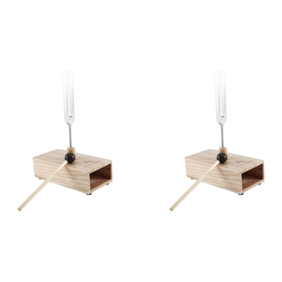Tlily 442Hz Tuning Fork, Fork Resonance Box, Chakra Forks