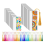 35Pieces Sublimation Blank Bookmark,Heat Transfer Bookmarks with Hole 8