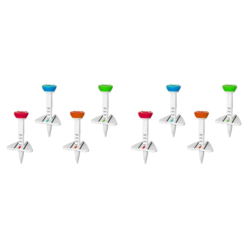 4 stuks golftees voor drivertraining, kunststof 1