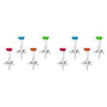4 stuks golftees voor drivertraining, kunststof