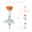 4 stuks golftees voor drivertraining, kunststof 8