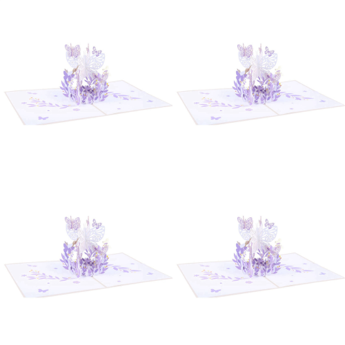 Vlinder 3D wenskaarten voor vrouwen, meisjes, dochters, Moederdag 1