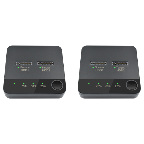 M.2 Dual Bay SSD Enclosure External Hard Disk Docking Station