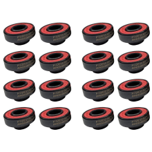Zwarte lagers voor inline skates of skateboards (verpakking van 8)
