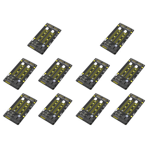 Dubbele M.2 NVME SSD naar SFF-8643-adapter