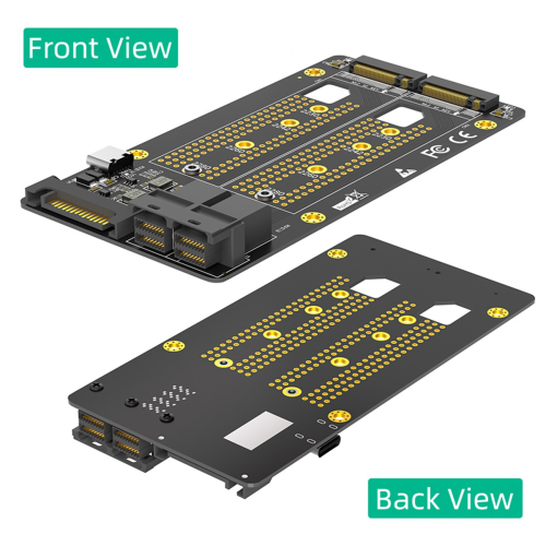 Dubbele M.2 NVME SSD naar SFF-8643-adapter 2