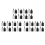 20-pack sublimatie blanco bagagelabels 2