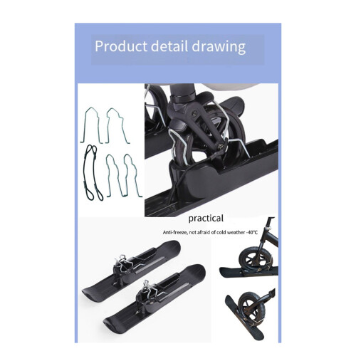 Sneeuw Slee Board Strand Skateboard Universele Skiplaat 2