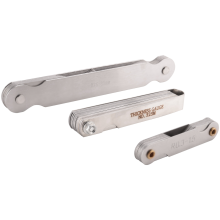 6 stuks radiusmeter met voelerset, boog- en ruimtemeetgereedschap