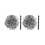 120 Pack Sleeves for 1/8 inch 5/32 or 3/16 Cable Railing 1