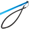 Blue Aluminum Alloy Pole Spear Detachable Three-Section Fork Clip 8