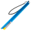 Blue Aluminum Alloy Pole Spear Detachable Three-Section Fork Clip 4