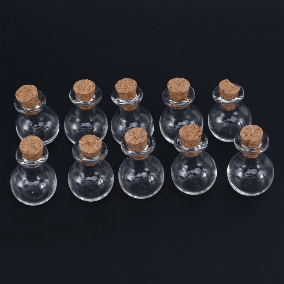 50 Pieces Mini Glass Jars Bottles with Cork Stoppers 5 Shapes Bottle-image-OPC-PJTK5SV-NEW