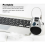 Telescopic Coded Lock Cartoon Cow with Retractable Steel Cable 3