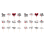 48 stuks Valentijnsdag taarttoppers 1