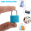 10 Pack Suitcase Locks with Keys,Multicolor Small Luggage Padlocks 11