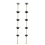 Lotus Rain Catcher Chain for Cups to Gutter Downspout 2
