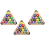 Wooden Billiard Ball Rack Solid Triangle Pool Racks 1