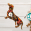 15,7 inch teckel hond dinerbord kaasplank kerst 6