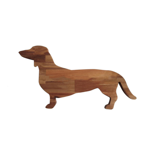 15,7 inch teckel hond dinerbord kaasplank kerst 2