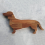 15,7 inch teckel hond dinerbord kaasplank kerst 10