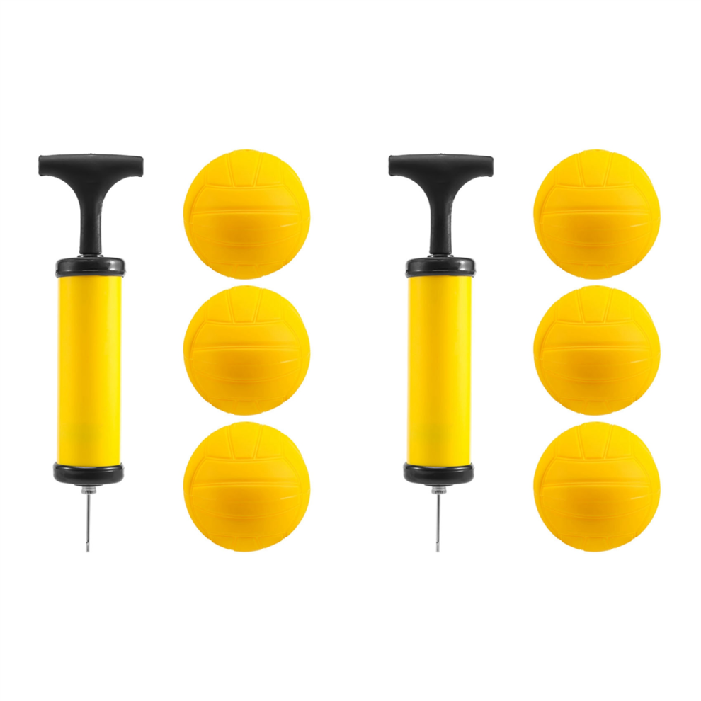 Roundnet Game Ball Replaceable Balls Mini 3-Pack with Pump-image-OPC-PJTK6BM-NEW