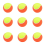 9 PCS Elasticity Soft Beach Tennis Ball High Quality Training 4