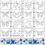 16Pcs Reusable Butterfly Stencils Template Art Painting 10