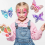 16Pcs Reusable Butterfly Stencils Template Art Painting 9
