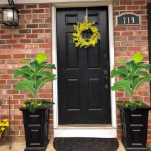 2 stuks kunstmatige ficusbladvijgenboom 19,6 inch kunstplanten ficusstruik