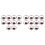 10 stuks 2-draads mini digitale voltmeter DC 2,5V-40V spanning 1