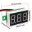 10 stuks 2-draads mini digitale voltmeter DC 2,5V-40V spanning 5