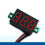 10 stuks 2-draads mini digitale voltmeter DC 2,5V-40V spanning 4