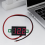 10 stuks 2-draads mini digitale voltmeter DC 2,5V-40V spanning 3