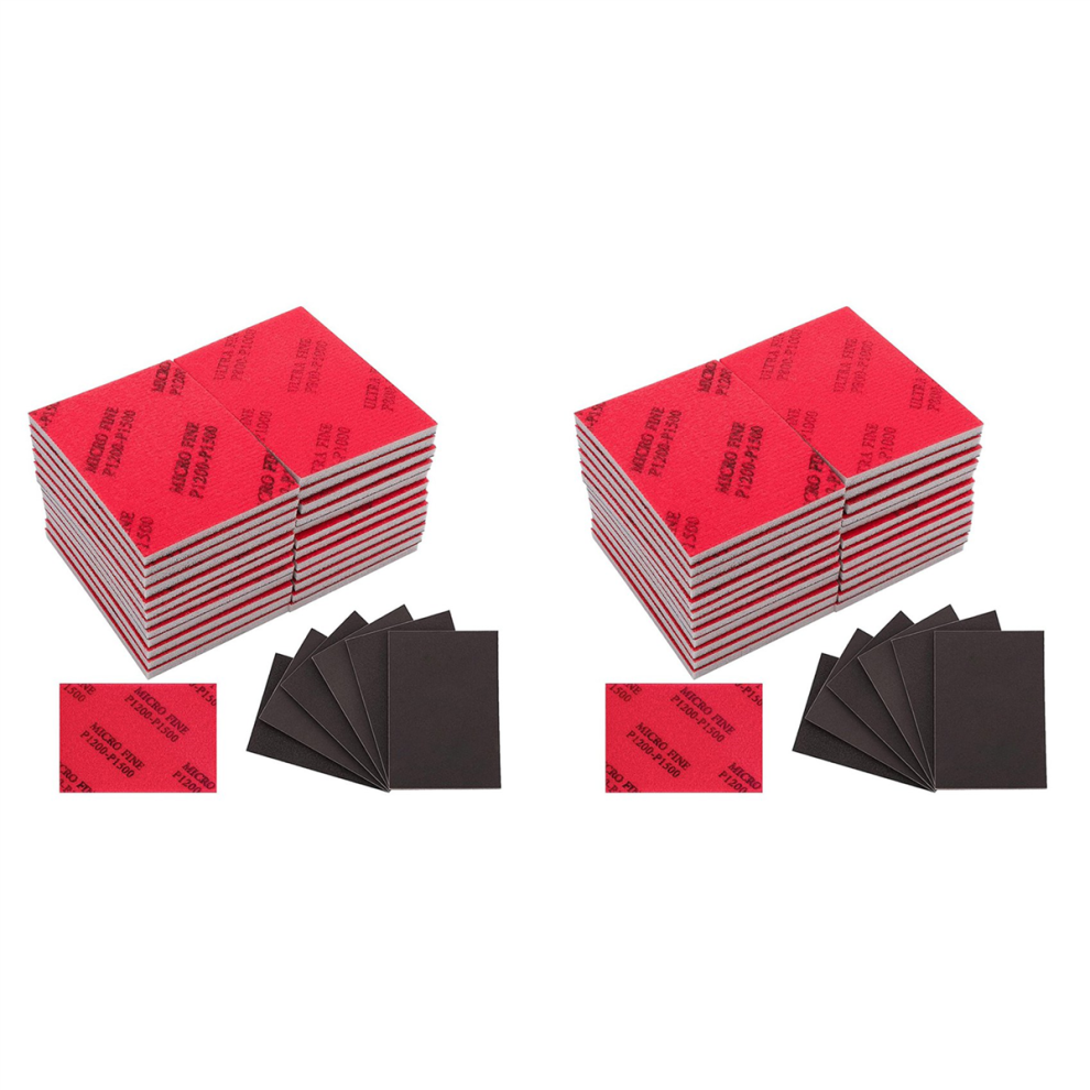 320-3000 Grit Sanding Sponge Set, Fine Foam Pads 4851999522792
