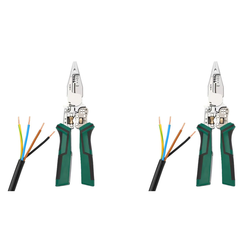 Wire Cutter Tool 10In1 Electrical Cable Stripper Plier Voltage Tester 4851999522662