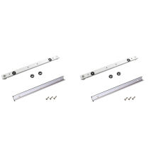 1 set aluminiumlegering T-tracks sleuf verstekrail en staafgereedschap