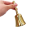 Super Loud Hand Barking Bell, Solid Brass Dinner Bell Gold 6