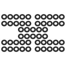 10PCS Fishing Wheel Special Discharge Force Alarm Carbon Fiber Brake