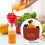 12oz Empty Plastic Juice Bottles with Caps,Reusable Water 4