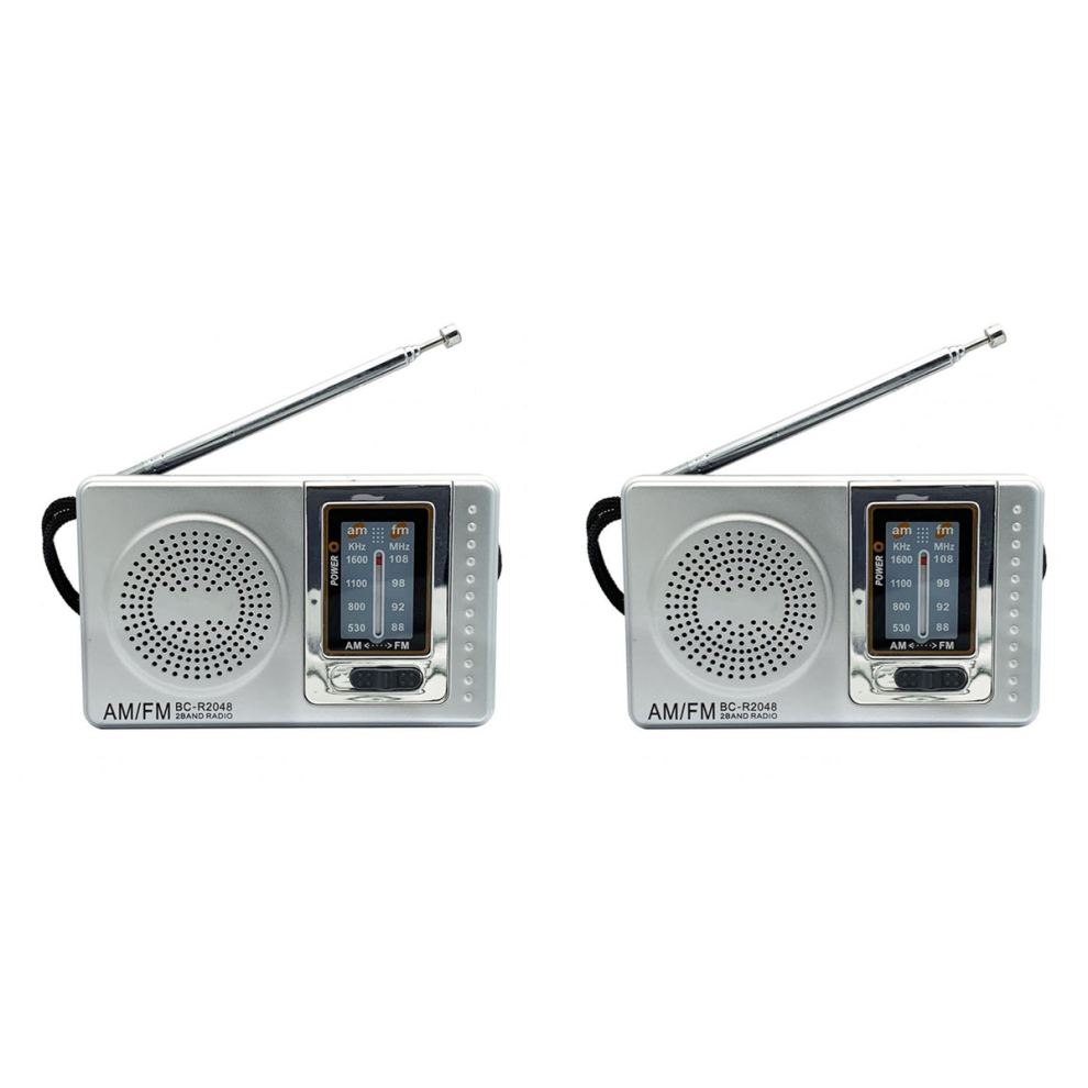 Radio Pocket Telescopic Antenna Battery Powered Mini Am Fm 4851999529357