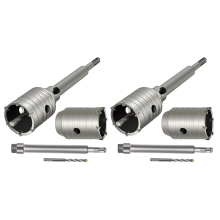 1 set 2 1/2 inch betongatzaag met 220 mm SDS Plus-schacht