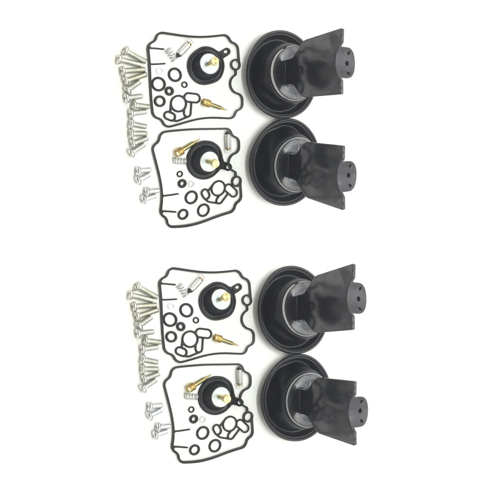 2X For Tdm850 Xtz750 Tdm Carburetor Repair Kit Membrane Diaphragm Black 4851999536003