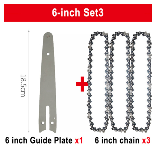 1/4 Chainsaw Chain 6 Inch Electric Saw Logging Blade Pruning 2