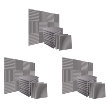 24-pack 1 inch x 12 x 12 geluiddicht schuim voor opnamestudio's