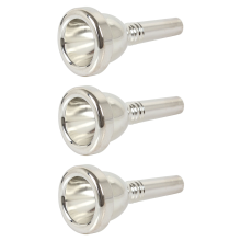 12C Small Shank Trombone Zilveren Mondstuk Nieuw